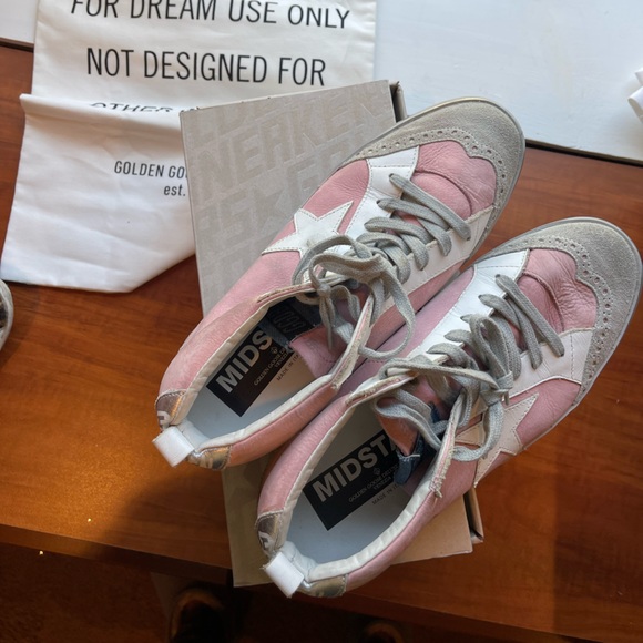 Pink and silver golden goose sneakers - Picture 10 of 10
